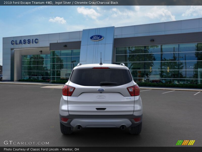 Ingot Silver / Chromite Gray/Charcoal Black 2019 Ford Escape Titanium 4WD