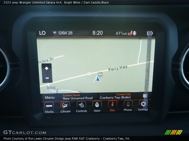 Bright White / Dark Saddle/Black 2020 Jeep Wrangler Unlimited Sahara 4x4