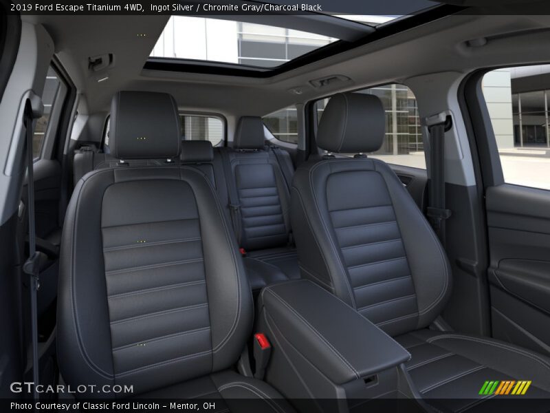 Ingot Silver / Chromite Gray/Charcoal Black 2019 Ford Escape Titanium 4WD