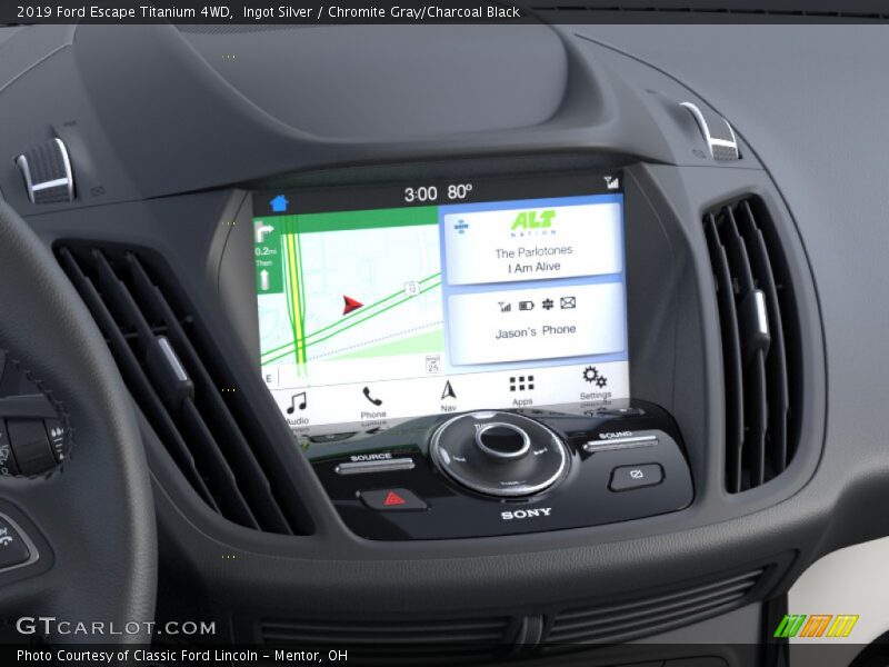 Ingot Silver / Chromite Gray/Charcoal Black 2019 Ford Escape Titanium 4WD