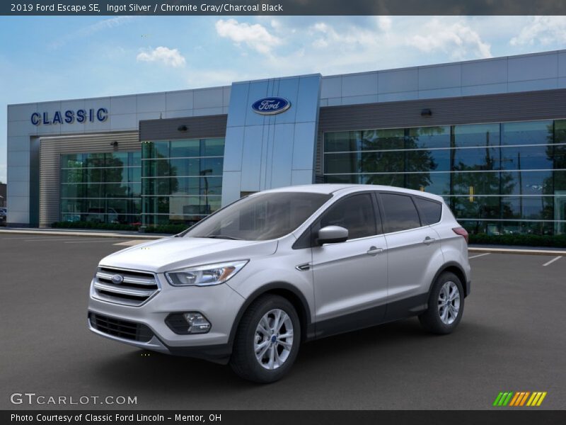 Ingot Silver / Chromite Gray/Charcoal Black 2019 Ford Escape SE