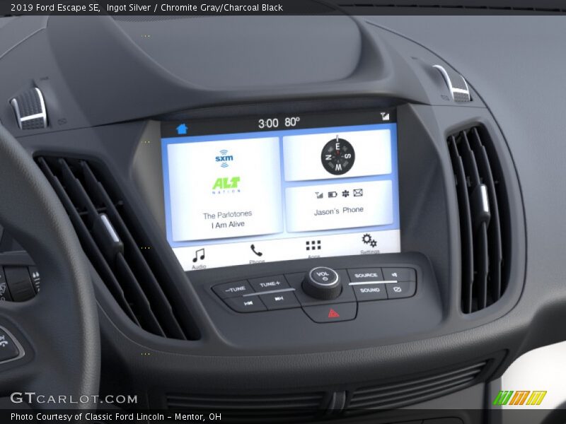 Ingot Silver / Chromite Gray/Charcoal Black 2019 Ford Escape SE