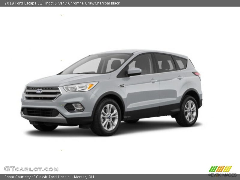 Ingot Silver / Chromite Gray/Charcoal Black 2019 Ford Escape SE