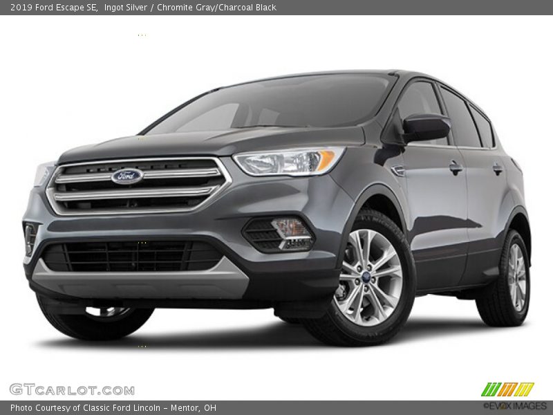 Ingot Silver / Chromite Gray/Charcoal Black 2019 Ford Escape SE