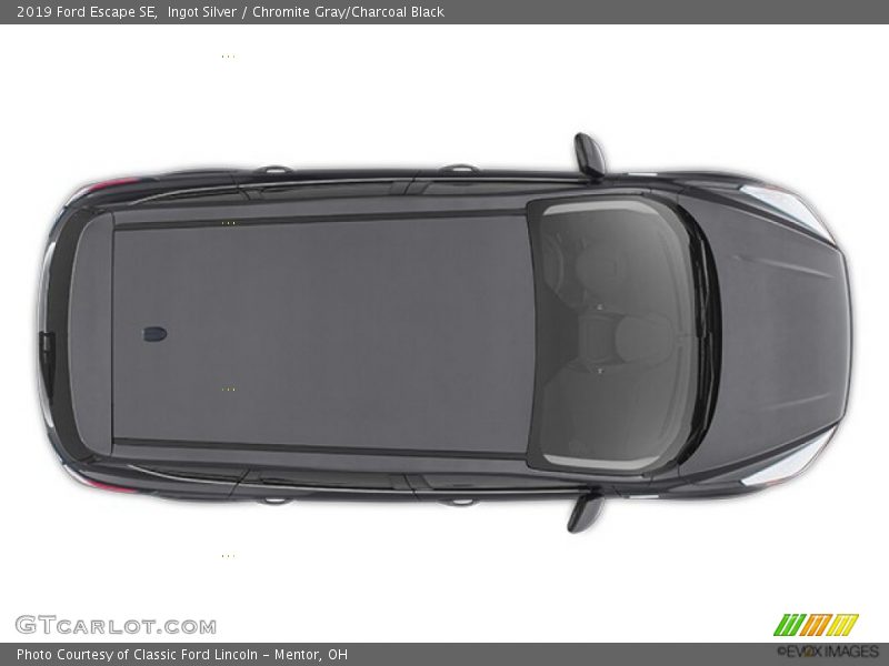 Ingot Silver / Chromite Gray/Charcoal Black 2019 Ford Escape SE
