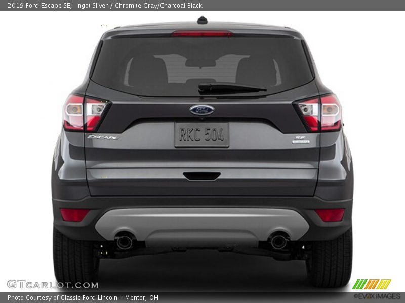 Ingot Silver / Chromite Gray/Charcoal Black 2019 Ford Escape SE