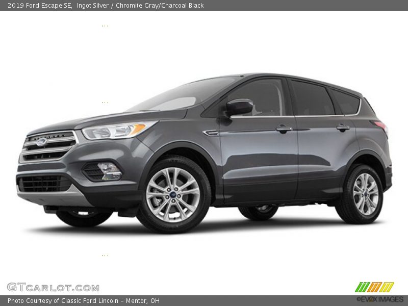 Ingot Silver / Chromite Gray/Charcoal Black 2019 Ford Escape SE