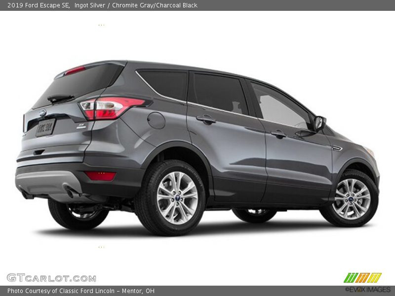 Ingot Silver / Chromite Gray/Charcoal Black 2019 Ford Escape SE