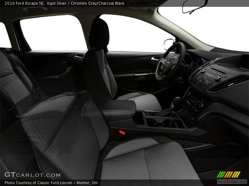 Ingot Silver / Chromite Gray/Charcoal Black 2019 Ford Escape SE