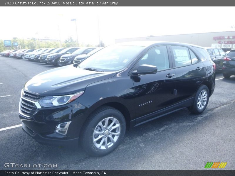 Mosaic Black Metallic / Ash Gray 2020 Chevrolet Equinox LS AWD