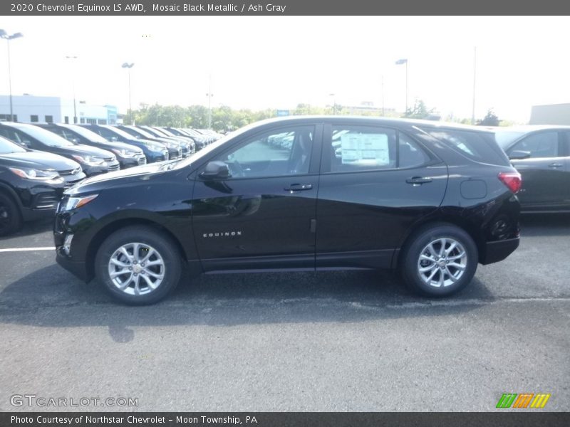 Mosaic Black Metallic / Ash Gray 2020 Chevrolet Equinox LS AWD