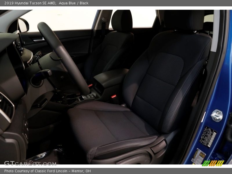 Aqua Blue / Black 2019 Hyundai Tucson SE AWD