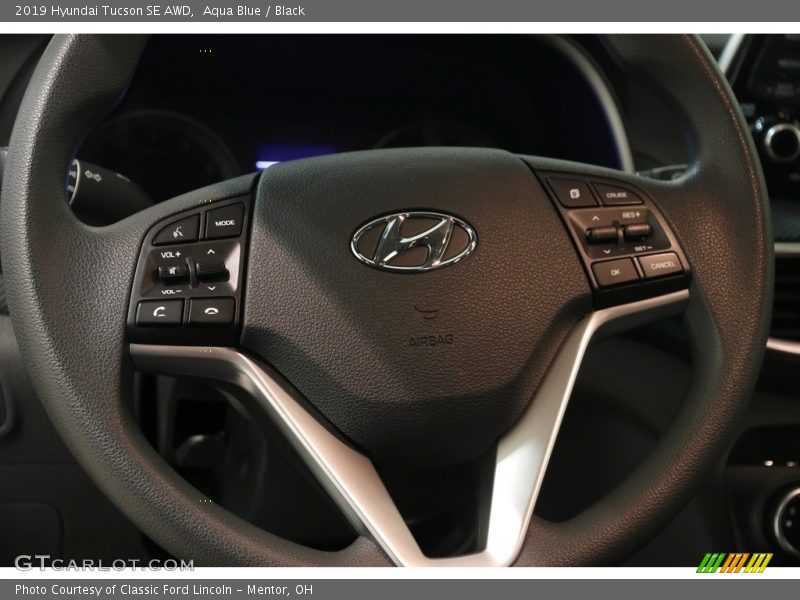 Aqua Blue / Black 2019 Hyundai Tucson SE AWD