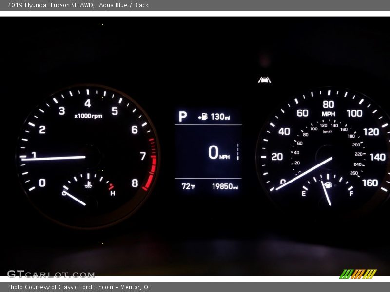 Aqua Blue / Black 2019 Hyundai Tucson SE AWD