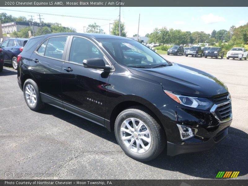 Mosaic Black Metallic / Ash Gray 2020 Chevrolet Equinox LS AWD