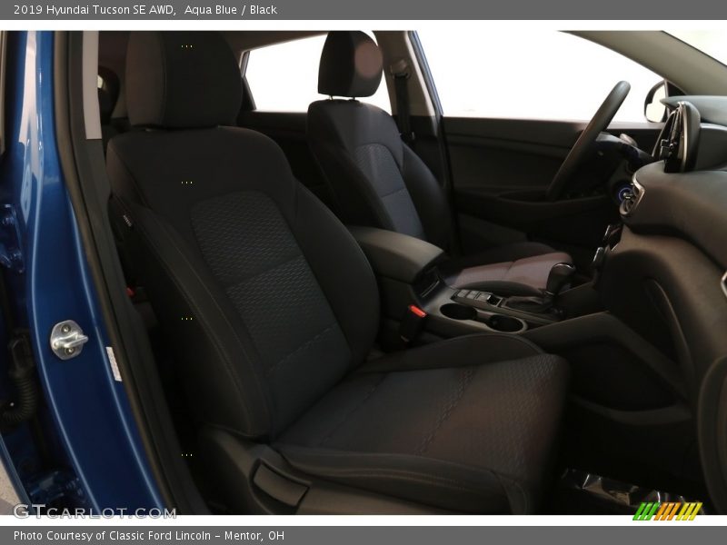 Aqua Blue / Black 2019 Hyundai Tucson SE AWD