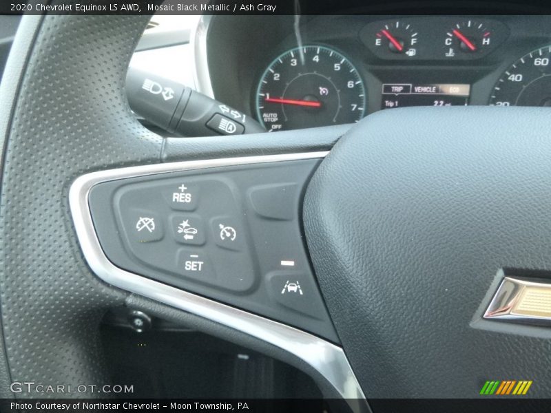 Mosaic Black Metallic / Ash Gray 2020 Chevrolet Equinox LS AWD