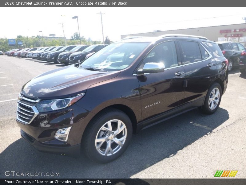 Chocolate Metallic / Jet Black 2020 Chevrolet Equinox Premier AWD