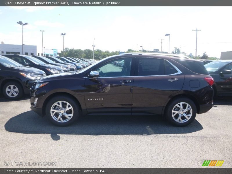 Chocolate Metallic / Jet Black 2020 Chevrolet Equinox Premier AWD