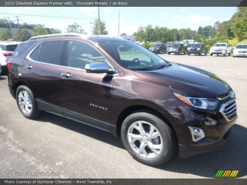 Chocolate Metallic / Jet Black 2020 Chevrolet Equinox Premier AWD
