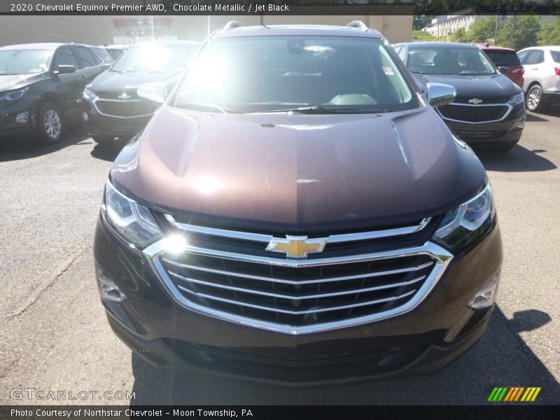 Chocolate Metallic / Jet Black 2020 Chevrolet Equinox Premier AWD