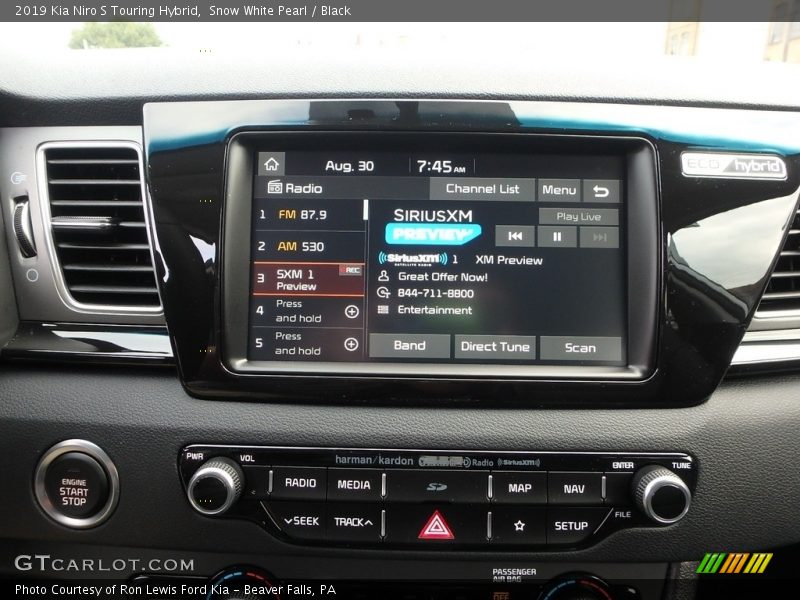 Controls of 2019 Niro S Touring Hybrid
