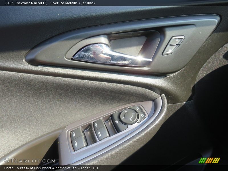 Silver Ice Metallic / Jet Black 2017 Chevrolet Malibu LS