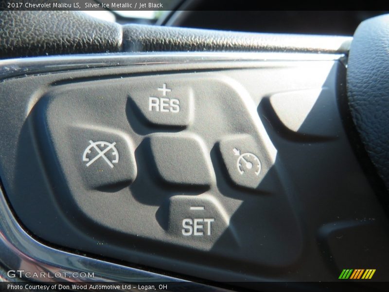 Silver Ice Metallic / Jet Black 2017 Chevrolet Malibu LS