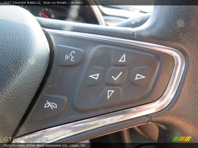 Silver Ice Metallic / Jet Black 2017 Chevrolet Malibu LS