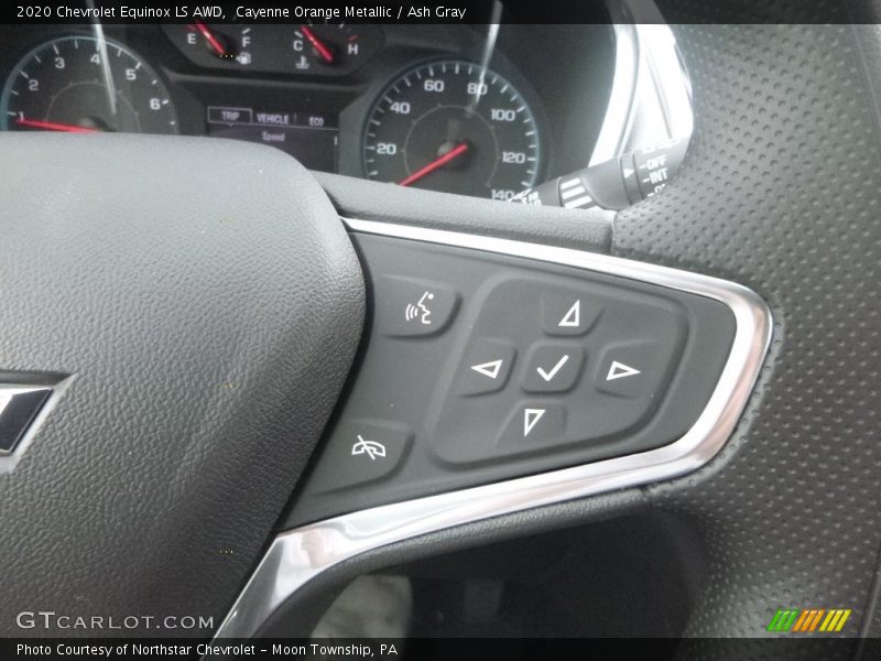 Cayenne Orange Metallic / Ash Gray 2020 Chevrolet Equinox LS AWD