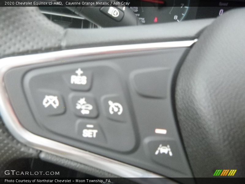 Cayenne Orange Metallic / Ash Gray 2020 Chevrolet Equinox LS AWD