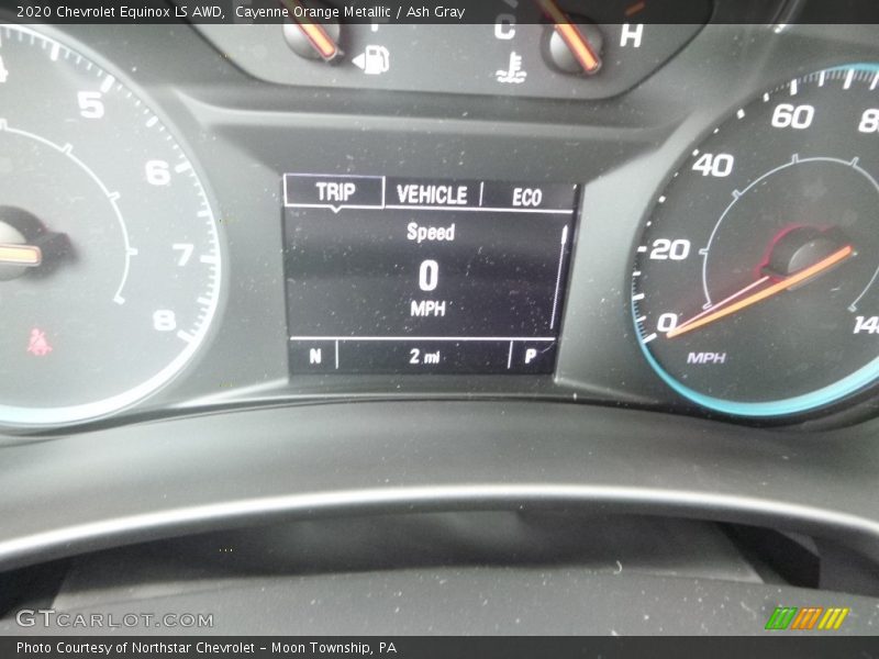 Cayenne Orange Metallic / Ash Gray 2020 Chevrolet Equinox LS AWD