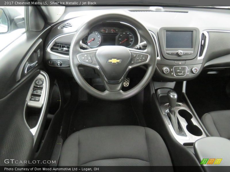 Silver Ice Metallic / Jet Black 2017 Chevrolet Malibu LS