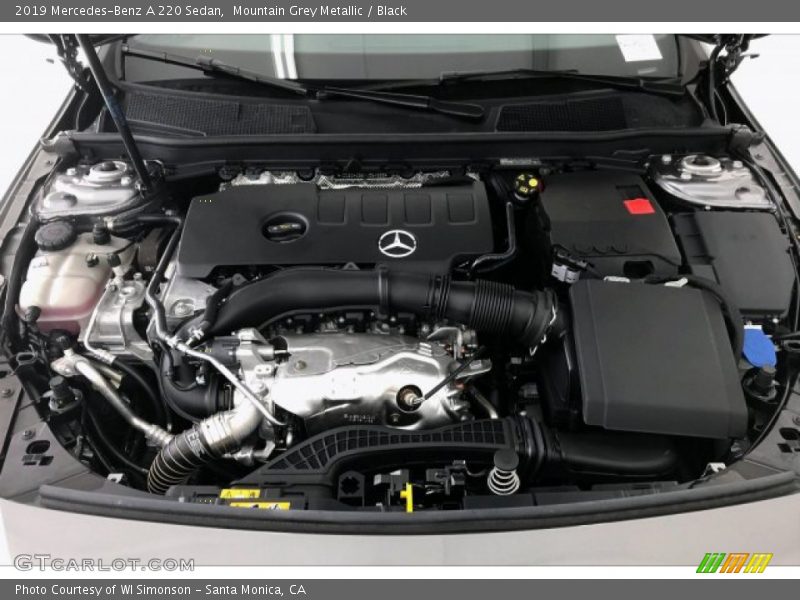 Mountain Grey Metallic / Black 2019 Mercedes-Benz A 220 Sedan