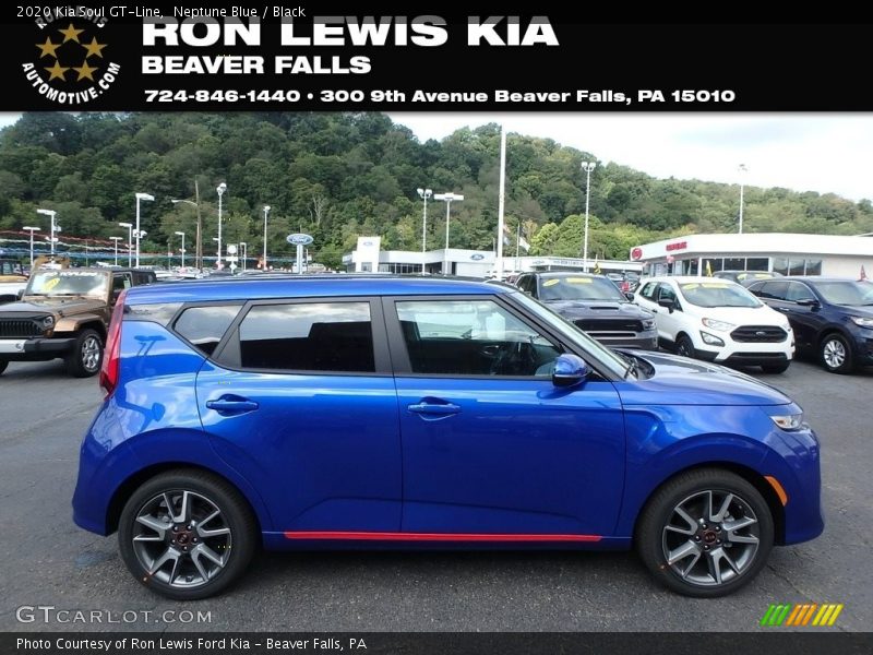 Neptune Blue / Black 2020 Kia Soul GT-Line