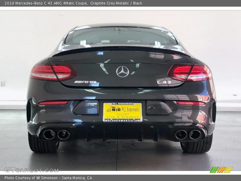 Graphite Grey Metallic / Black 2019 Mercedes-Benz C 43 AMG 4Matic Coupe