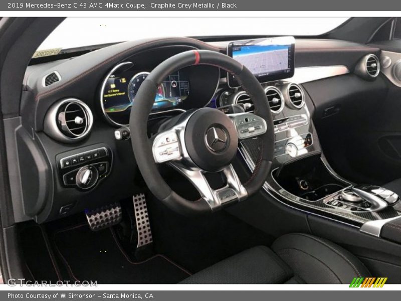 Graphite Grey Metallic / Black 2019 Mercedes-Benz C 43 AMG 4Matic Coupe