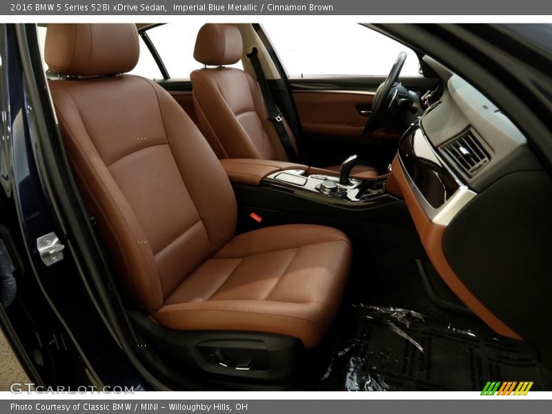 Imperial Blue Metallic / Cinnamon Brown 2016 BMW 5 Series 528i xDrive Sedan