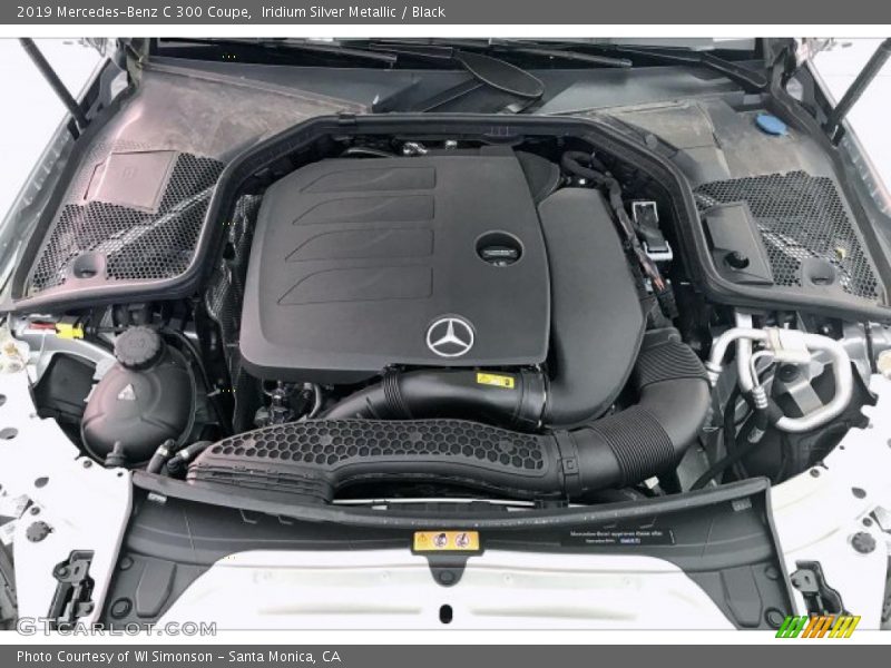 Iridium Silver Metallic / Black 2019 Mercedes-Benz C 300 Coupe