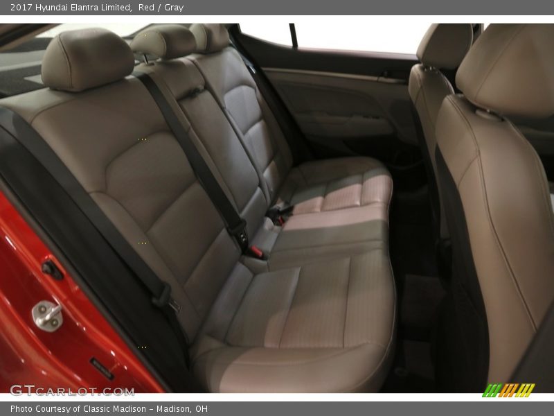 Red / Gray 2017 Hyundai Elantra Limited