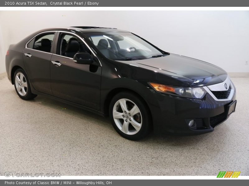 Crystal Black Pearl / Ebony 2010 Acura TSX Sedan