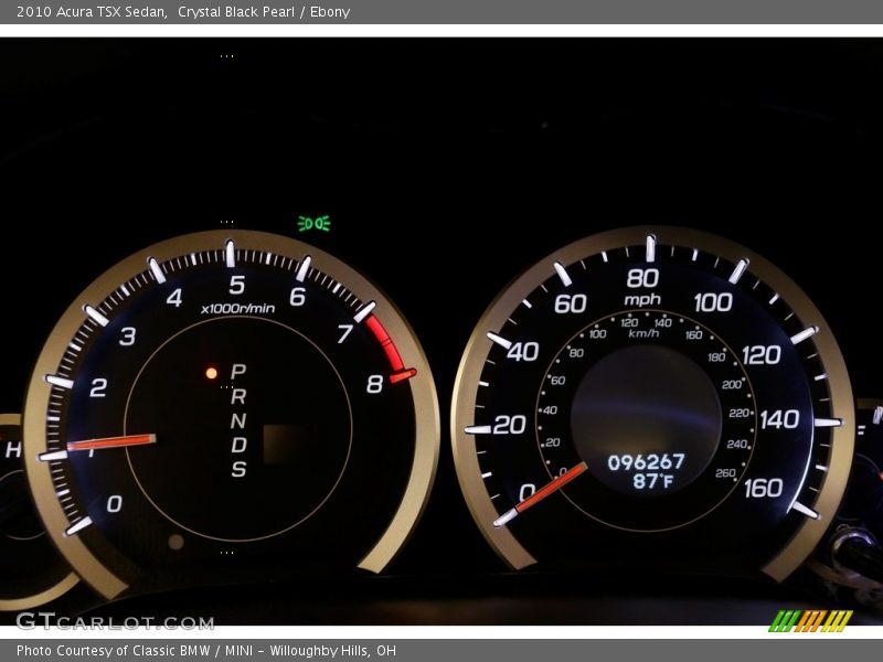 Crystal Black Pearl / Ebony 2010 Acura TSX Sedan