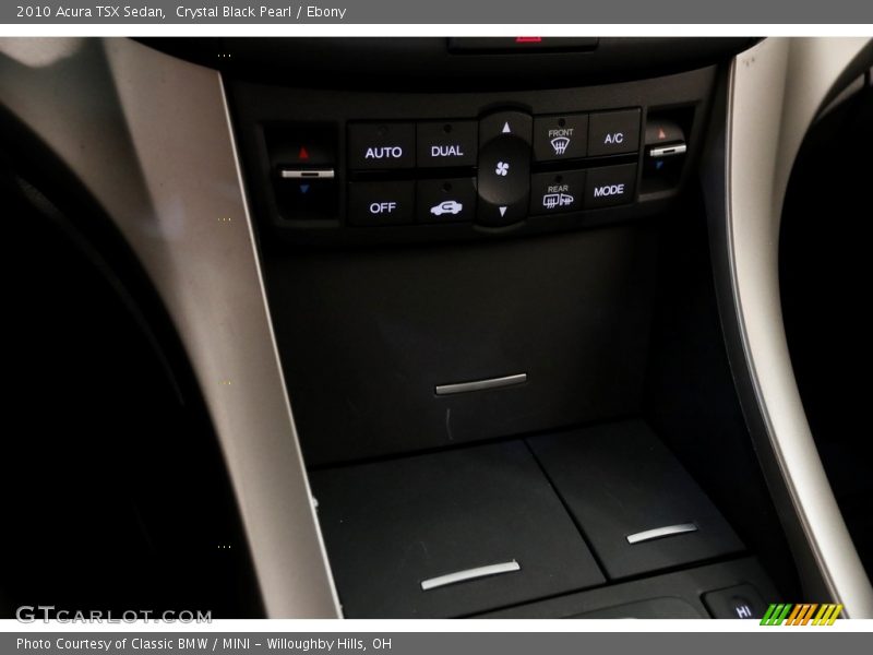 Crystal Black Pearl / Ebony 2010 Acura TSX Sedan