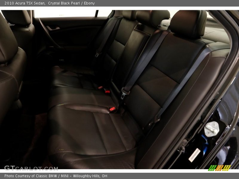 Crystal Black Pearl / Ebony 2010 Acura TSX Sedan
