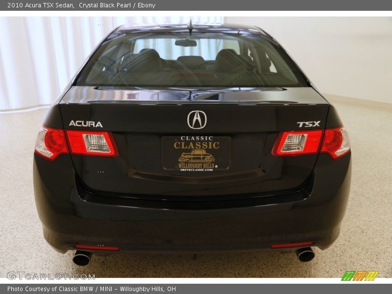 Crystal Black Pearl / Ebony 2010 Acura TSX Sedan