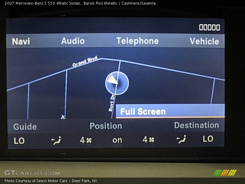 Barolo Red Metallic / Cashmere/Savanna 2007 Mercedes-Benz S 550 4Matic Sedan