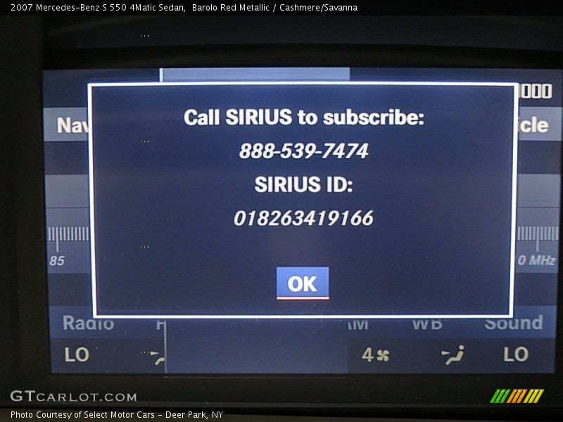 Barolo Red Metallic / Cashmere/Savanna 2007 Mercedes-Benz S 550 4Matic Sedan