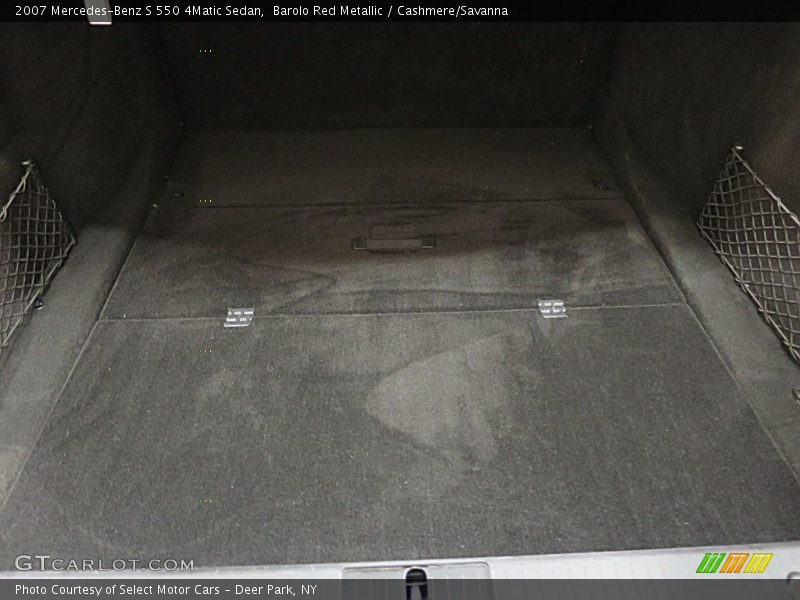 Barolo Red Metallic / Cashmere/Savanna 2007 Mercedes-Benz S 550 4Matic Sedan