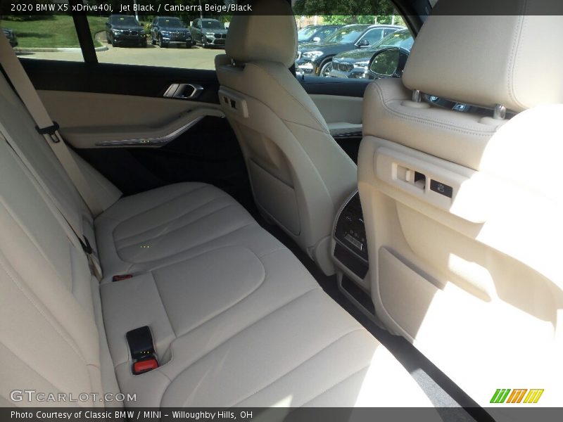 Jet Black / Canberra Beige/Black 2020 BMW X5 xDrive40i