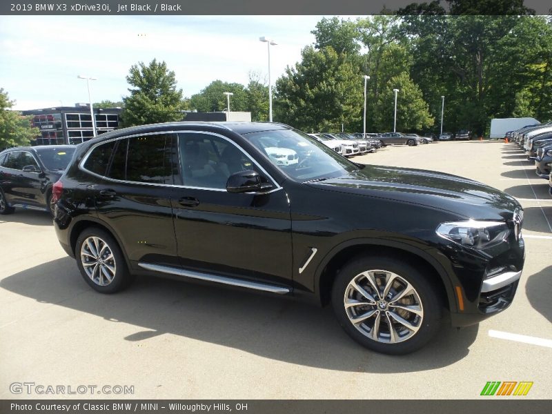 Jet Black / Black 2019 BMW X3 xDrive30i